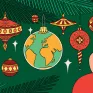 Illustration d'un Noël responsable